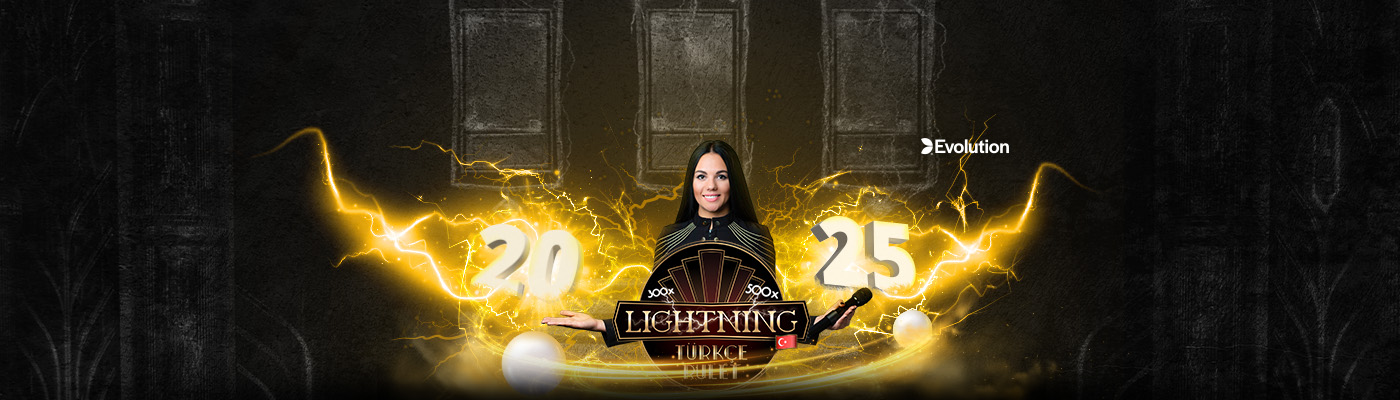 NAKİT ÖDÜLLER ŞANSLI SAYILARDA evolution lightning rulet