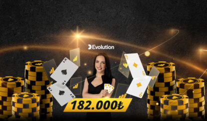 BLACKJACK’TE ÖDÜLLÜ İKİLİLER evolution 182.000