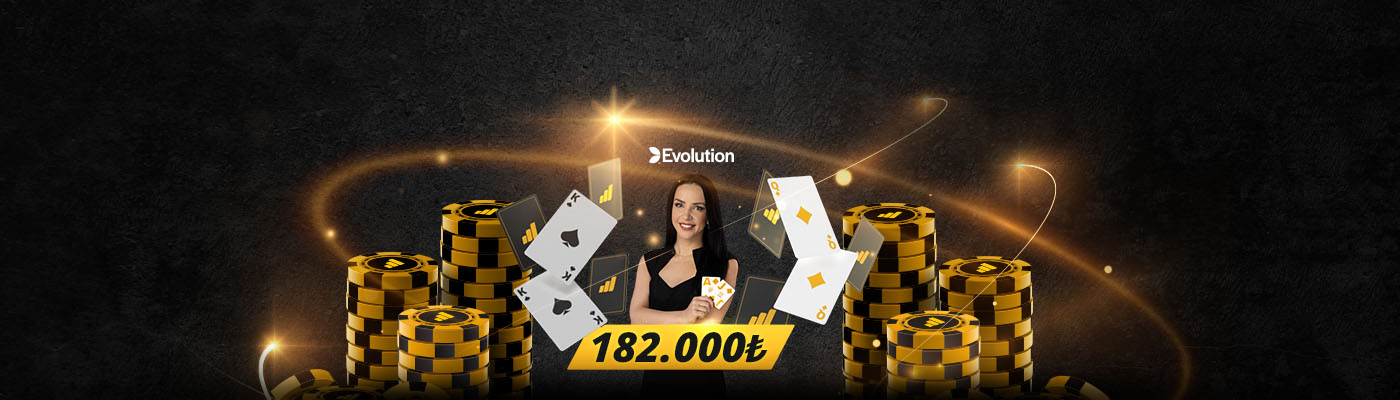 BLACKJACK’TE ÖDÜLLÜ İKİLİLER evolution 182.000