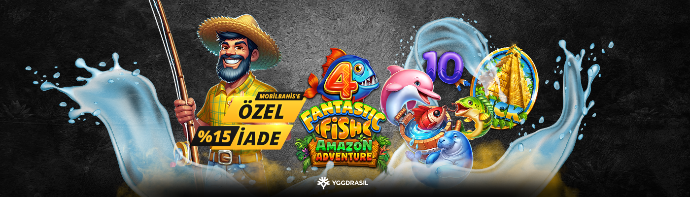 YENİ SLOTTAN FREE SPİN + İADE fantastic fish amazon adventure